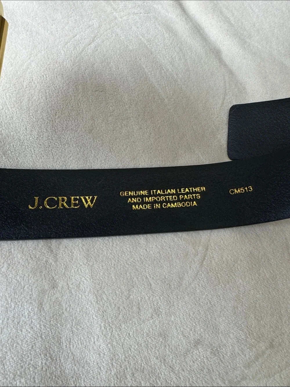 NWT J.Crew Women's Wide belt in studded Italian leather Sz S black